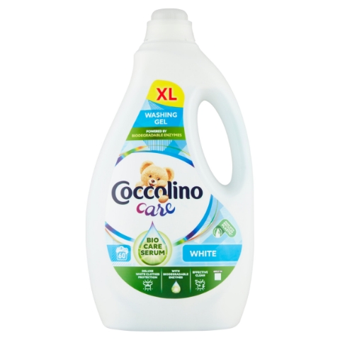 Coccolino Care Tekutý prací přípravek bílé prádlo 60 praní 2,4l