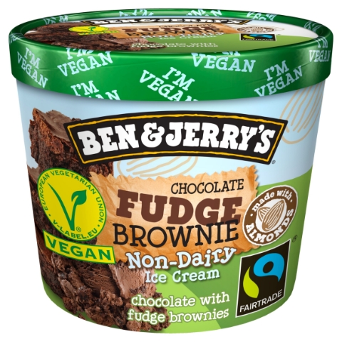 Ben & Jerry´s Non Dairy Chocolate Fudge Brownie zmrzlina v kelímku 100ml