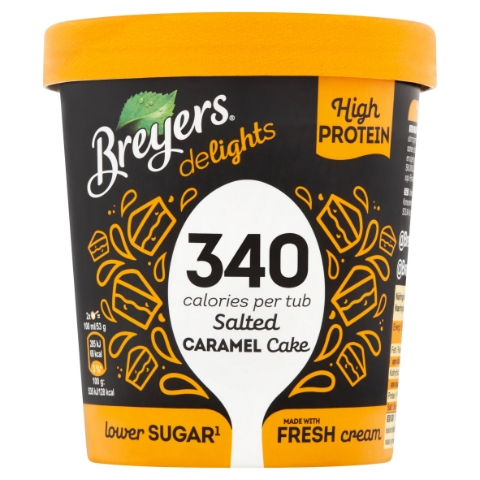 Breyers Delights Salted Caramel Cake mražený krém 500ml