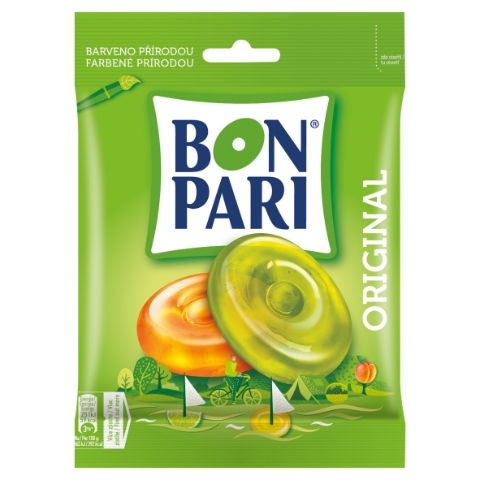 BON PARI Originál bonbóny s ovocnými příchutěmi 90g