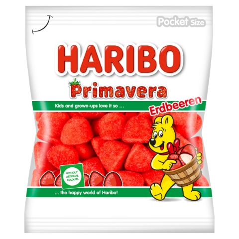 Haribo Primavera pěnové jahůdky 100g