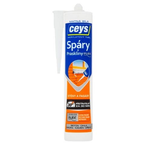 Ceys Spáry a praskliny flex akrylátový tmel matná bílá 280ml