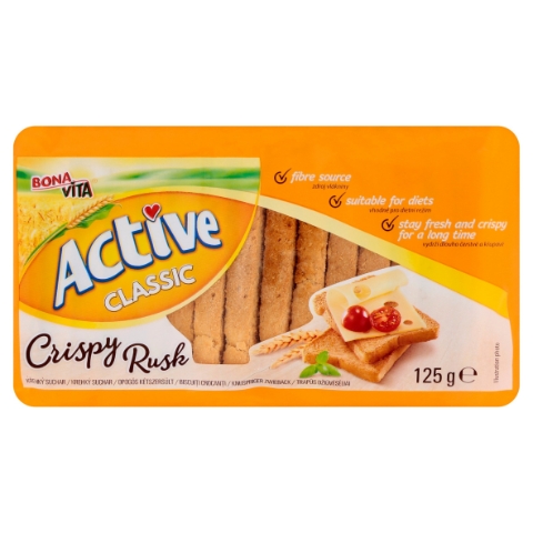 Bona Vita Active Pšeničné suchary 125g