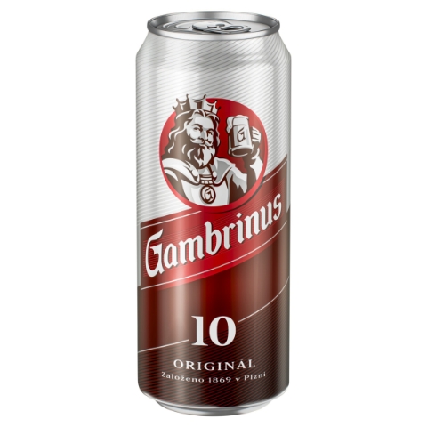 Gambrinus Originál 10 pivo výčepní světlé 500ml