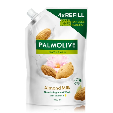 Palmolive Naturals Almond & Milk tekuté mýdlo náhradní náplň 1000 ml
