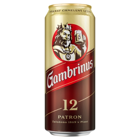 Gambrinus Patron 12 pivo ležák světlý 500ml