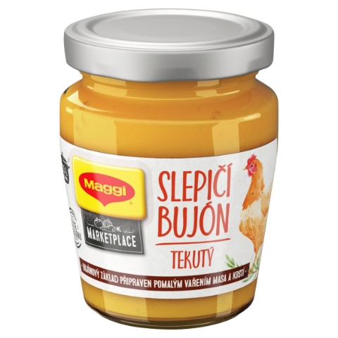 MAGGI Tekutý bujón Slepičí sklenice 160g