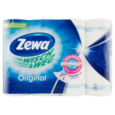 Zewa Wisch&Weg Original kuchyňské utěrky 4 role