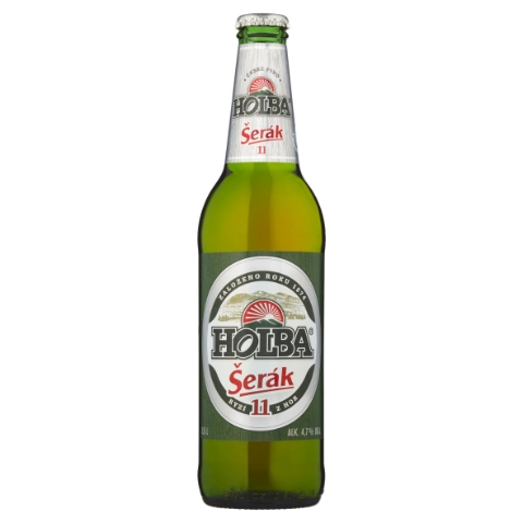 Holba Šerák pivo světlý ležák 0,5l