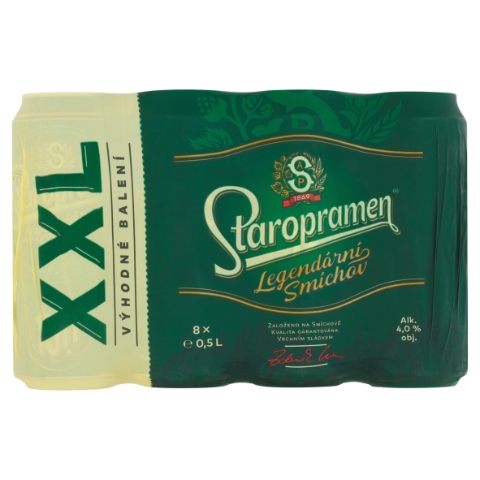 Staropramen Legendární Smíchov pivo výčepní světlé 8 x 0,5l
