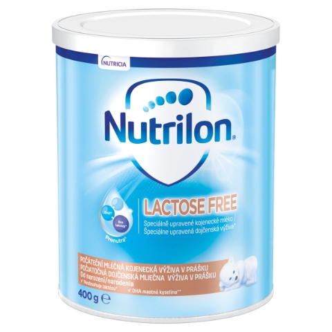 Nutrilon Lactose Free speciálně upravené počáteční kojenecké mléko od narození 400g