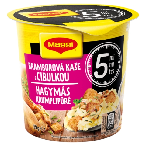 MAGGI 5 minutes Bramborová kaše s cibulkou kelímek 59g