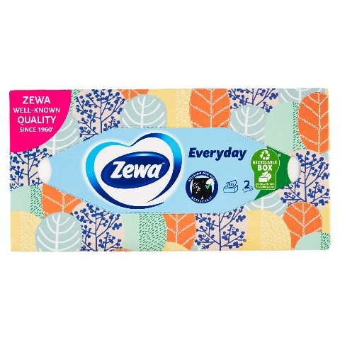 Zewa Everyday papírové kapesníčky 2 vrstvé 100 ks
