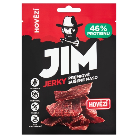 Jim Jerky Prémiové sušené maso hovězí 23g