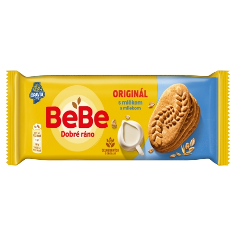 Opavia BeBe Dobré Ráno cereální sušenky s mlékem 50g