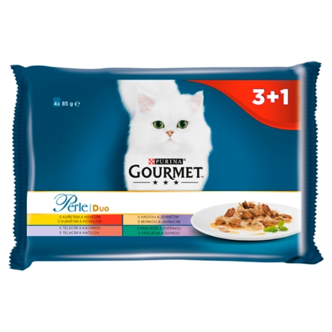 GOURMET Perle DUO Multipack 4 x 85g