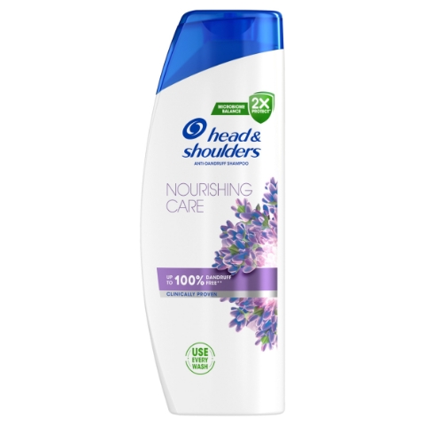 Head & Shoulders Nourishing Care Šampon proti Lupům 400 ml. Každodenní Použití. Čistota
