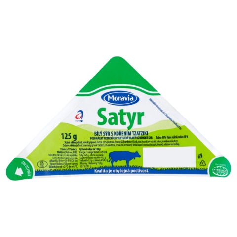 Moravia Satyr bílý sýr s kořením tzatziki 125g