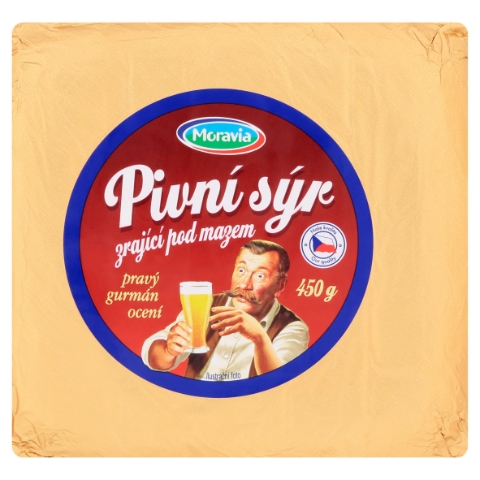 Moravia Pivní sýr zrající pod mazem 450g