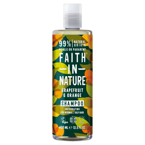 Faith in Nature přírodní šampon Grapefruit & Pomeranč 400ml