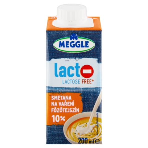 Meggle Bezlaktózová smetana na vaření 10% 200ml