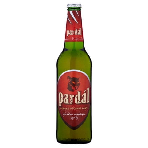 Pardál Světlé výčepní pivo lahev 0,5l
