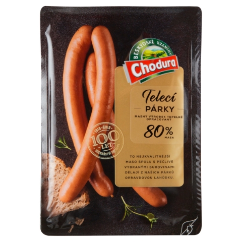Chodura Telecí párky 310g