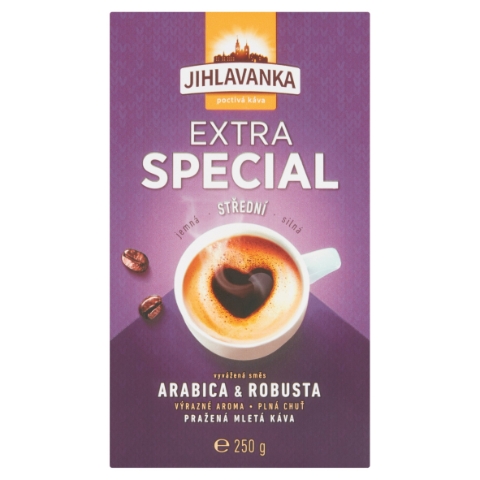 Jihlavanka Extra special pražená mletá káva 250g