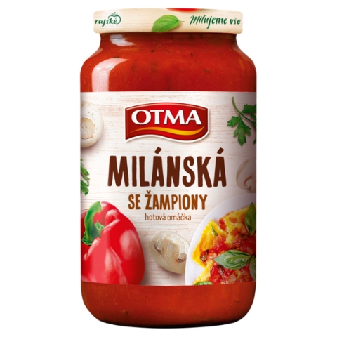 Otma Milánská se žampiony hotová omáčka 350g
