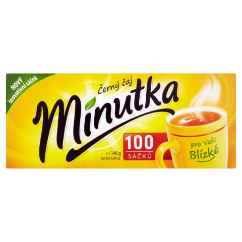 Minutka Černý čaj porcovaný 100 x 1,4g
