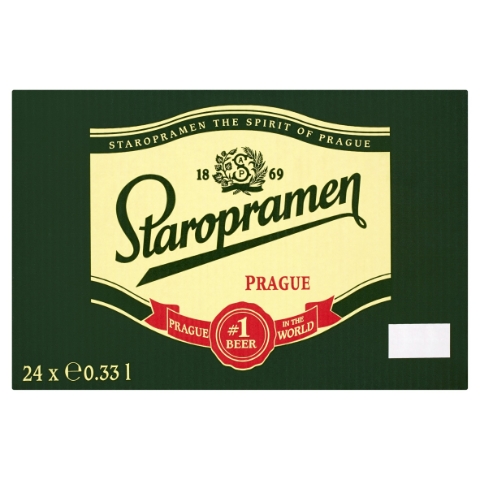 Staropramen Pivo světlý ležák multipack 24 x 0,33l