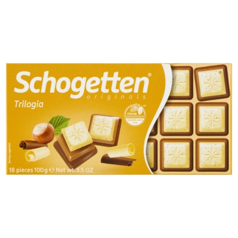 Schogetten Trilogia bílá čokoláda 100g