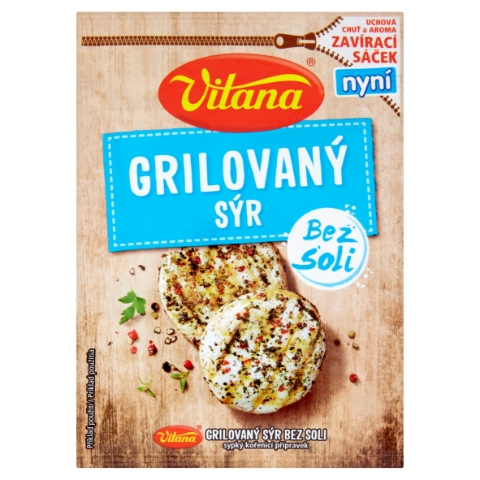Vitana Grilovaný sýr bez soli 18g