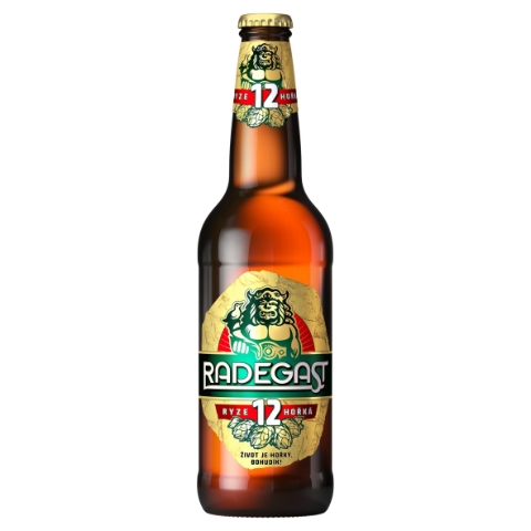 Radegast Ryze hořká 12 pivo ležák světlý 0.5l