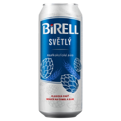 Birell Světlý nealkoholické pivo 0,5l