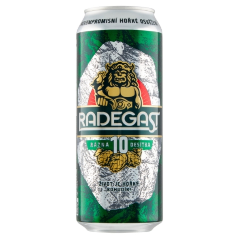 Radegast Rázná 10 pivo výčepní světlé 500ml