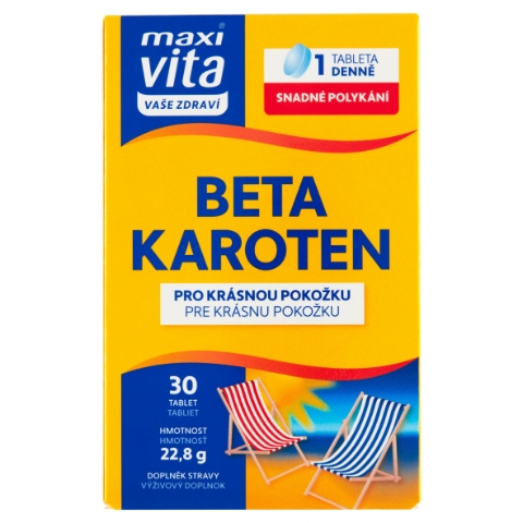 Maxi Vita Vaše Zdraví Beta-karoten 30 tablet 22,8g