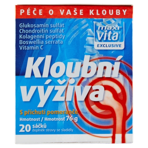 Maxi Vita Exclusive Kloubní výživa s příchutí pomeranče 20 sáčků 76g
