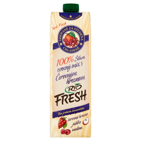 RIO FRESH 100% šťáva z několika druhů ovoce 1l
