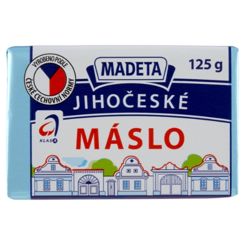 Madeta Jihočeské máslo 125g