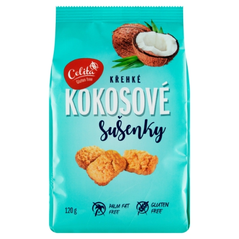 Celita Křehké kokosové sušenky 120g