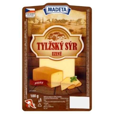 Madeta Tylžský sýr uzený plátky 100g