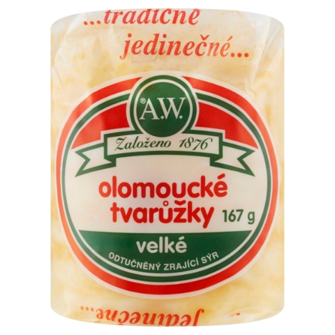 A.W. Olomoucké tvarůžky velké 167g