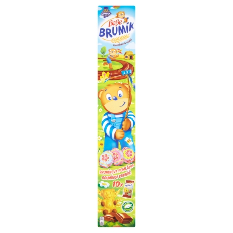 Bebe Brumík Brumíkova pomlázka čokoládová náplň 10 x 30g