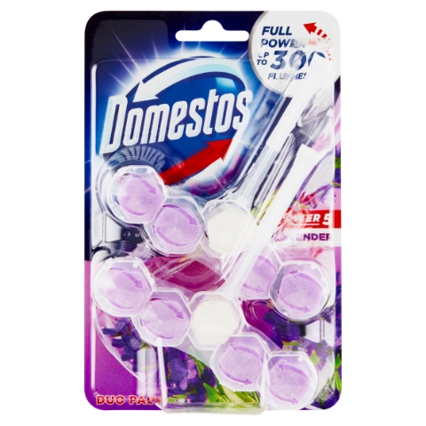 Domestos Power 5 Lavender WC blok 2 x 55g
