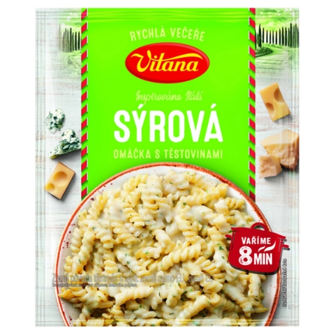Vitana Rychlá večeře Sýrová omáčka s těstovinami 160g
