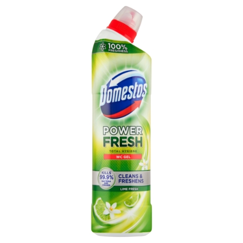 Domestos Power Fresh Total Hygiene Lime Fresh WC gel 700ml