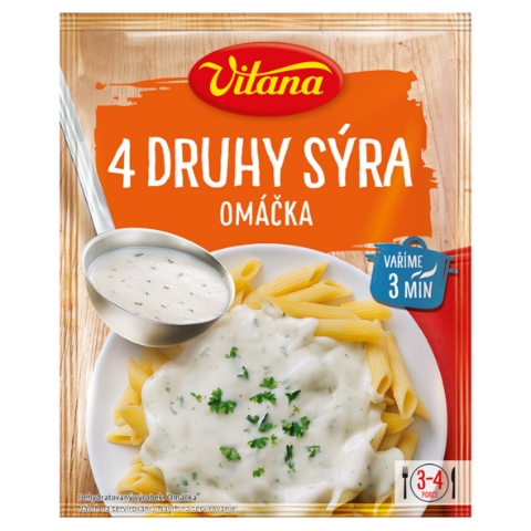 Vitana Omáčka 4 druhy sýra 46g
