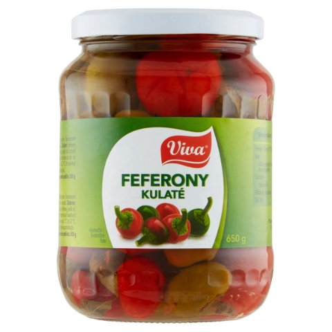 Viva Feferony kulaté 650g