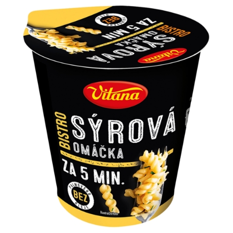 Vitana Bistro Těstoviny sýrová omáčka 72g
